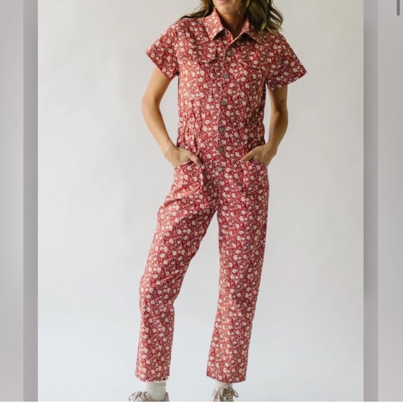 Pants - Piper and Scoot Oberg Floral Jumpsuit